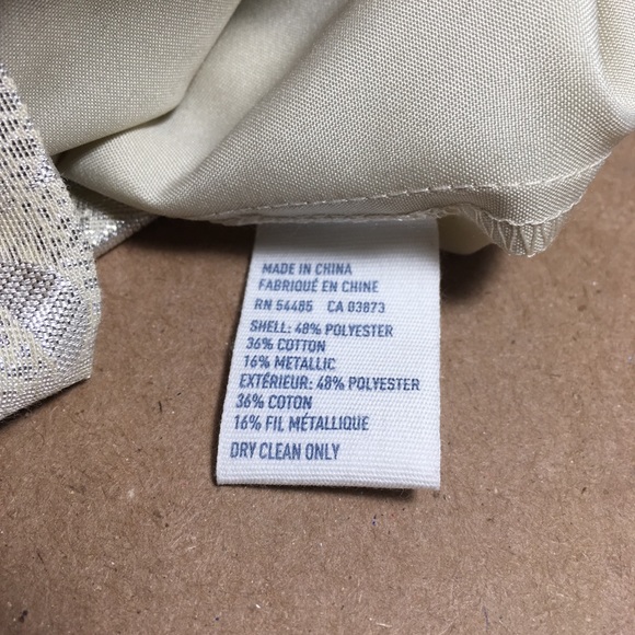 NEW American Eagle Dress Strapless Short Paisley Shimmer - Picture 5 of 5